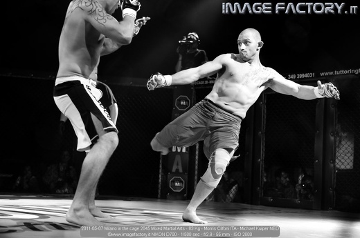2011-05-07 Milano in the cage 2045 Mixed Martial Arts - 83 Kg - Morris Cilfoni ITA - Michael Kuiper NED